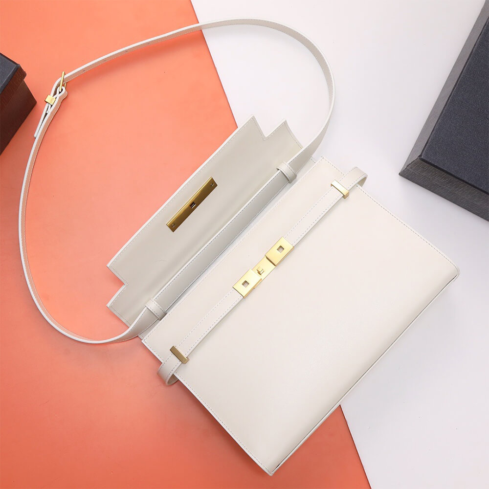 White YSL Manhattan Box - Image 5