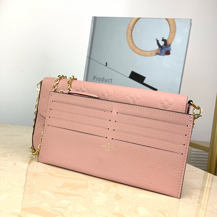 Pink LV Felicie Pochette - Image 5