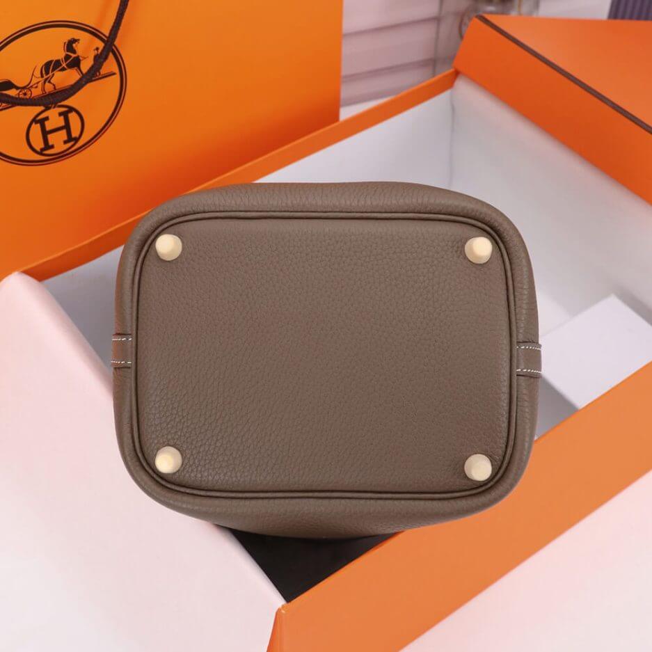 Etoupe Hermes Picotin Lock 22 bag - Image 5