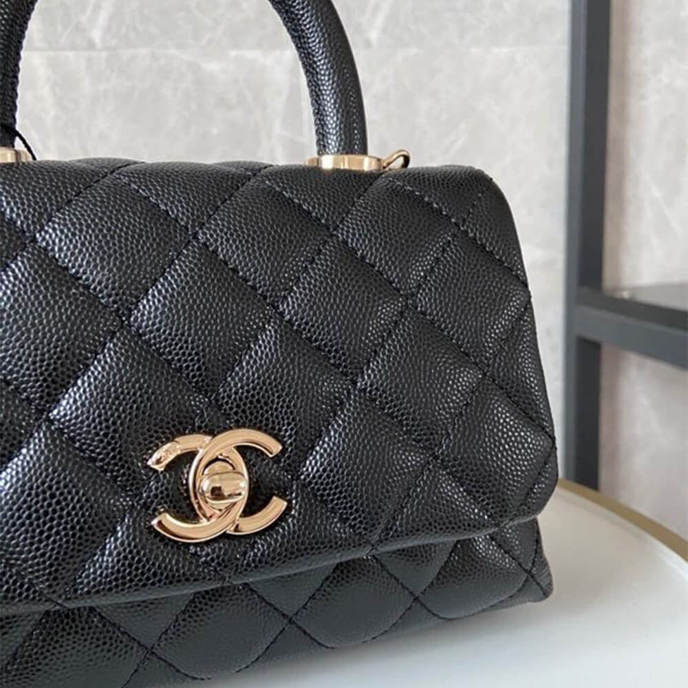 Chanel Coco handle flap shoulder bag Mini - Image 6