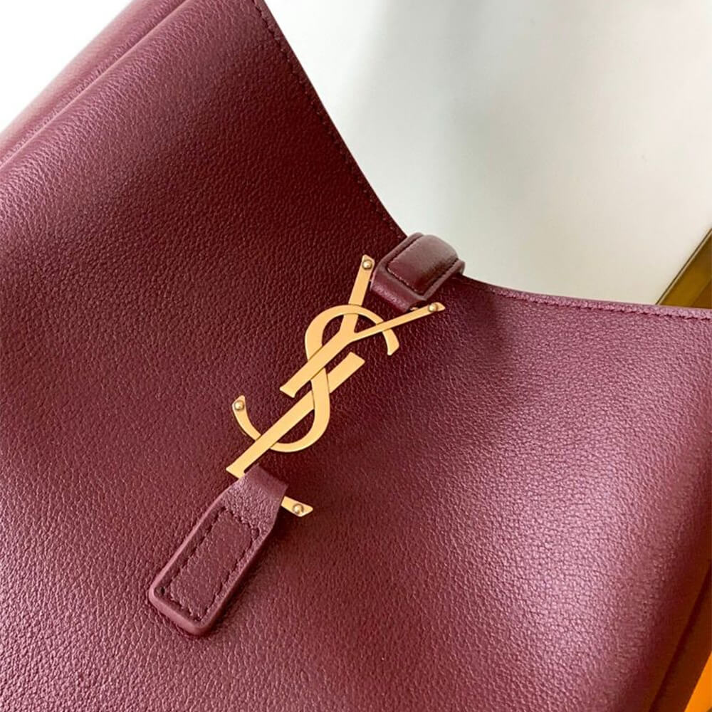 Purple YSL LE 5 A 7 supple SMALL IN GRAINED LEATHER (Best
grade) - Image 6