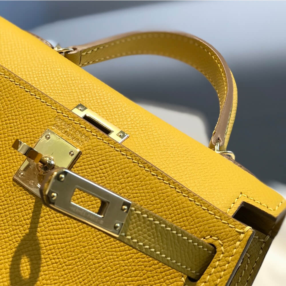 Yellow Hermes Mini Kelly II (Best
 Grade) - Image 6