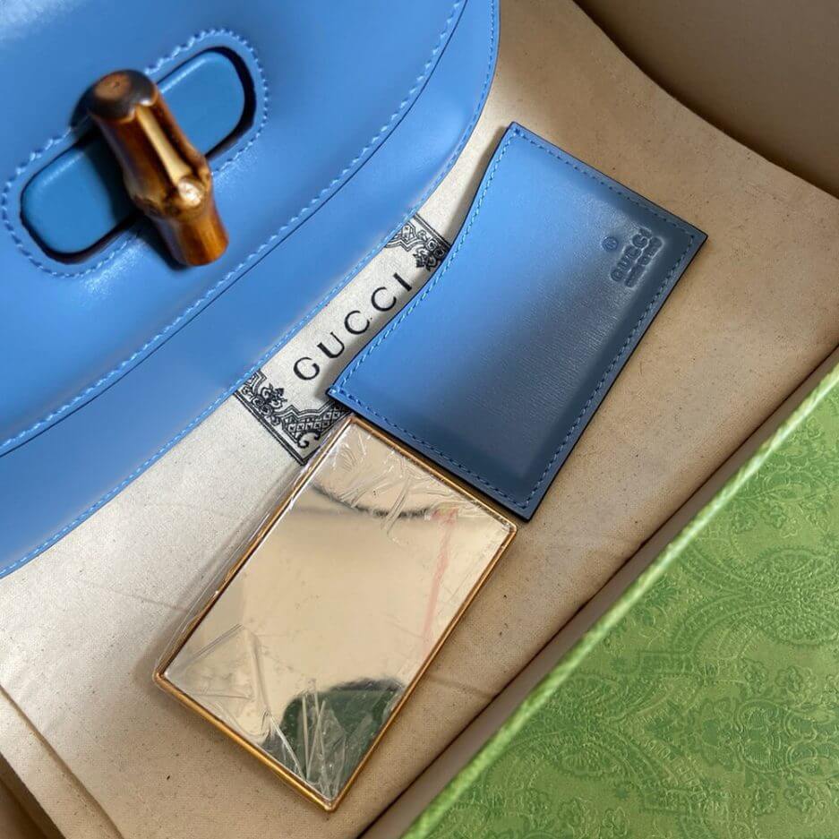 GUCCI BAMBOO 1947 JUMBO GG SMALL TOP HANDLE BAG - Image 6