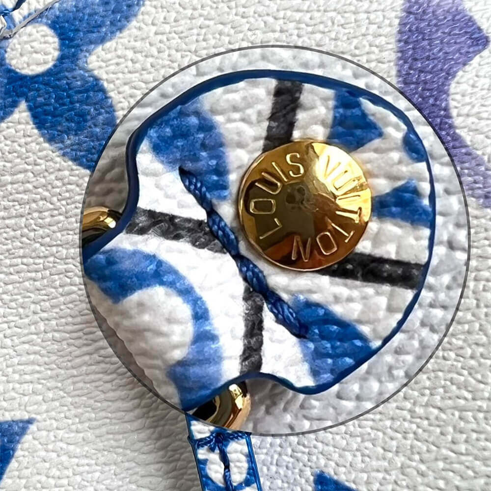 Blue LV Neverfull MM - Image 6