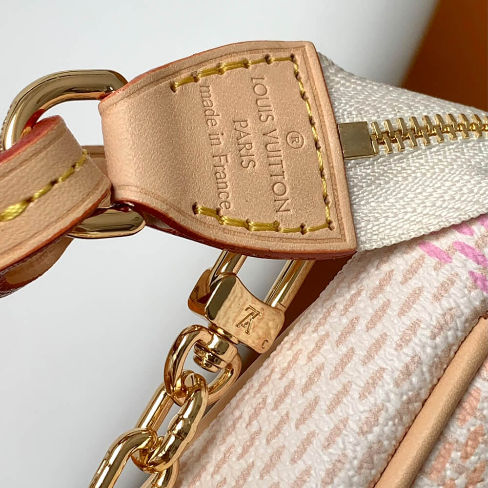 Peach Pink LV Pochette Accessoires - Image 6