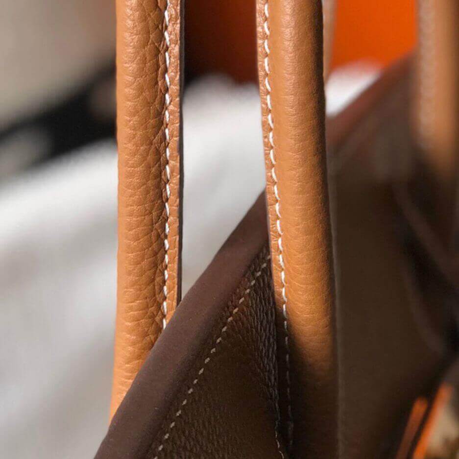 Brown Hermes Birkin 35 - Image 6