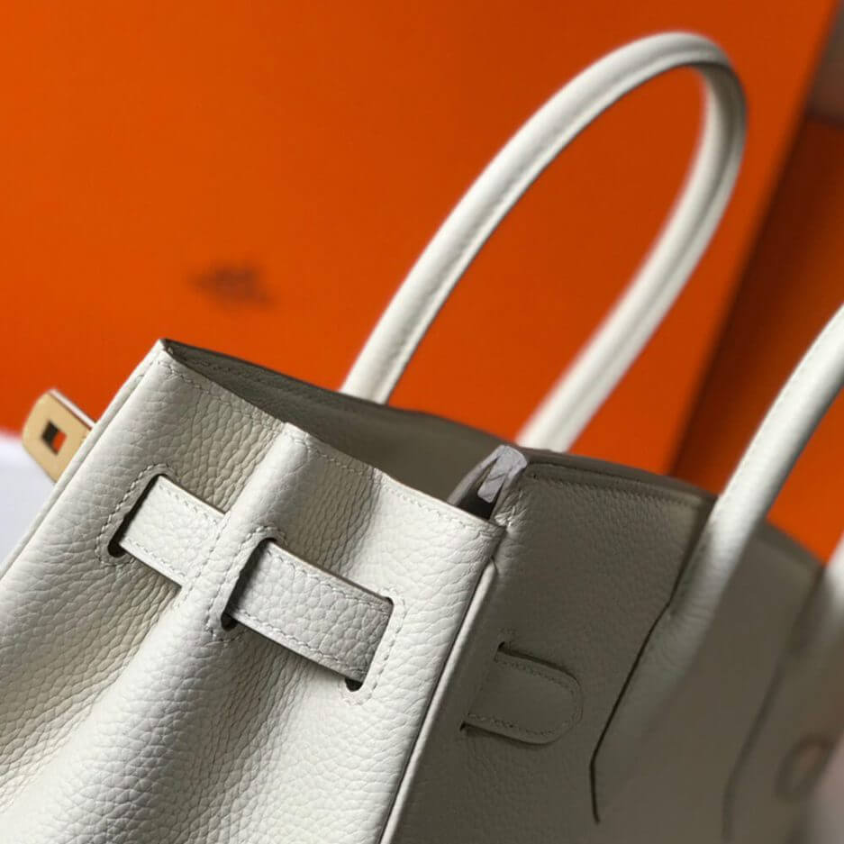 Cream Hermes Birkin 35 - Image 6