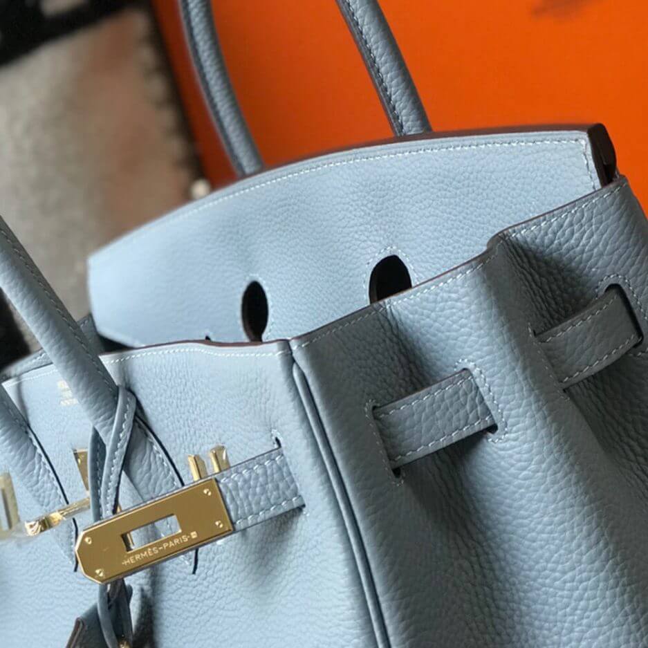 Light Blue Hermes Birkin 35 - Image 6