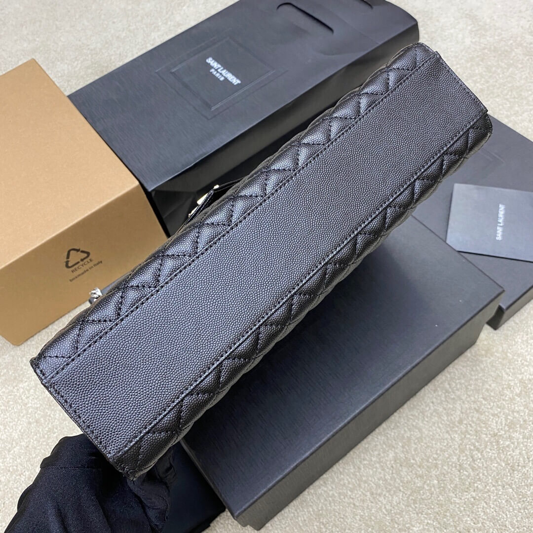 Black YSL Large Envelope Bag - Image 6