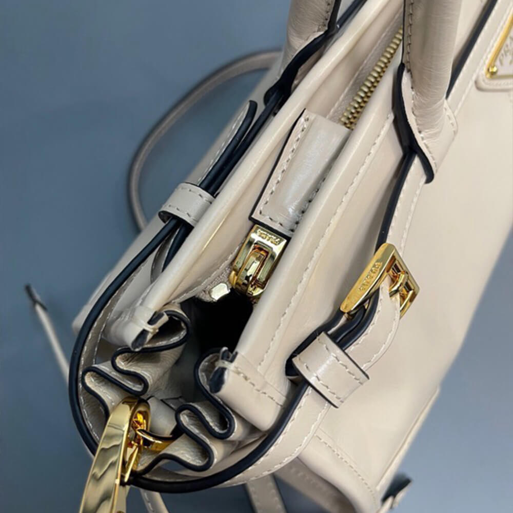 Travertine Prada Medium leather handbag (Best
 grade) - Image 6