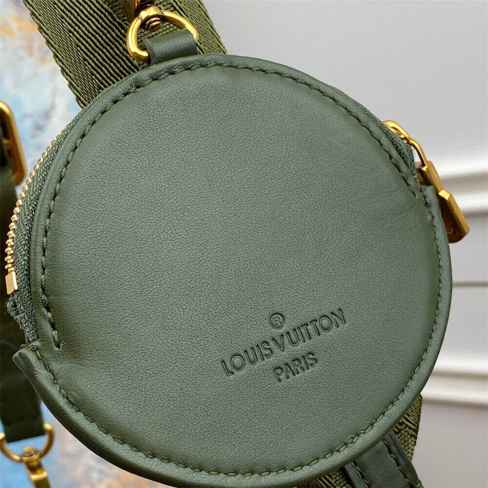 Khaki Green LV New Wave Multi Pochette Handbag - Image 6