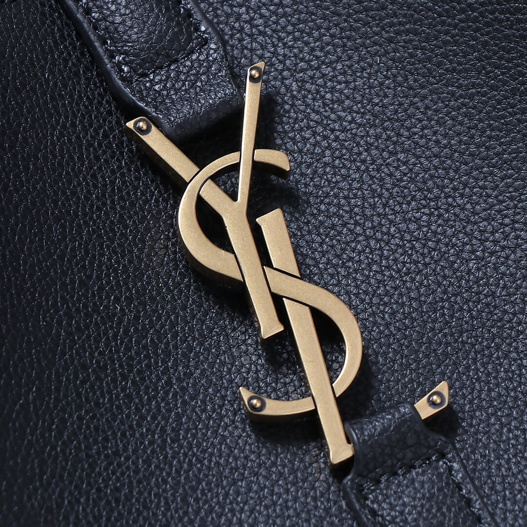 Black YSL LE 5 A 7 BEA IN GRAINED LEATHER - Image 6