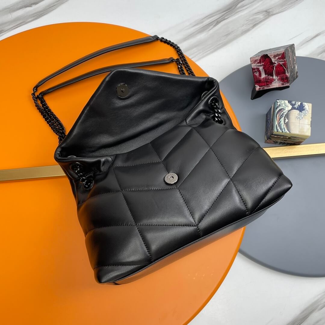 Black YSL PUFFER SMALL in Nappa leather - Image 6