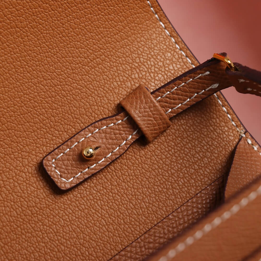 Brown Hermes Constance wallet - Image 6
