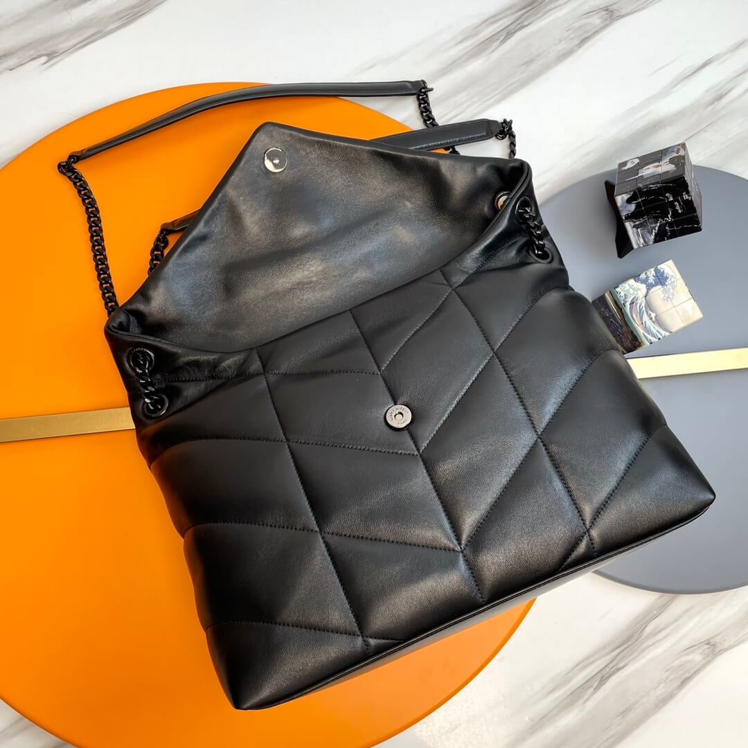 Black YSL PUFFER MEDIUM in Nappa leather - Image 6