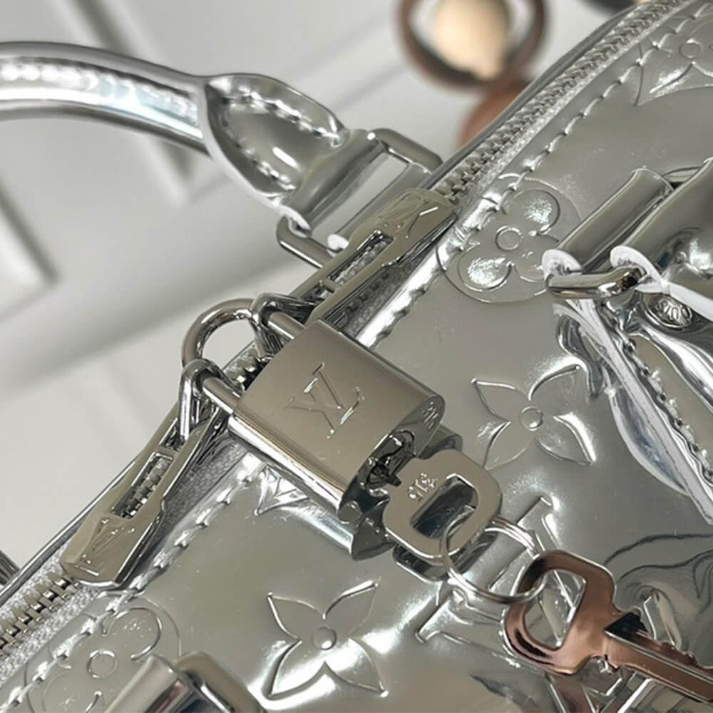 Silver LV Speedy Bandouliere 20 - Image 6