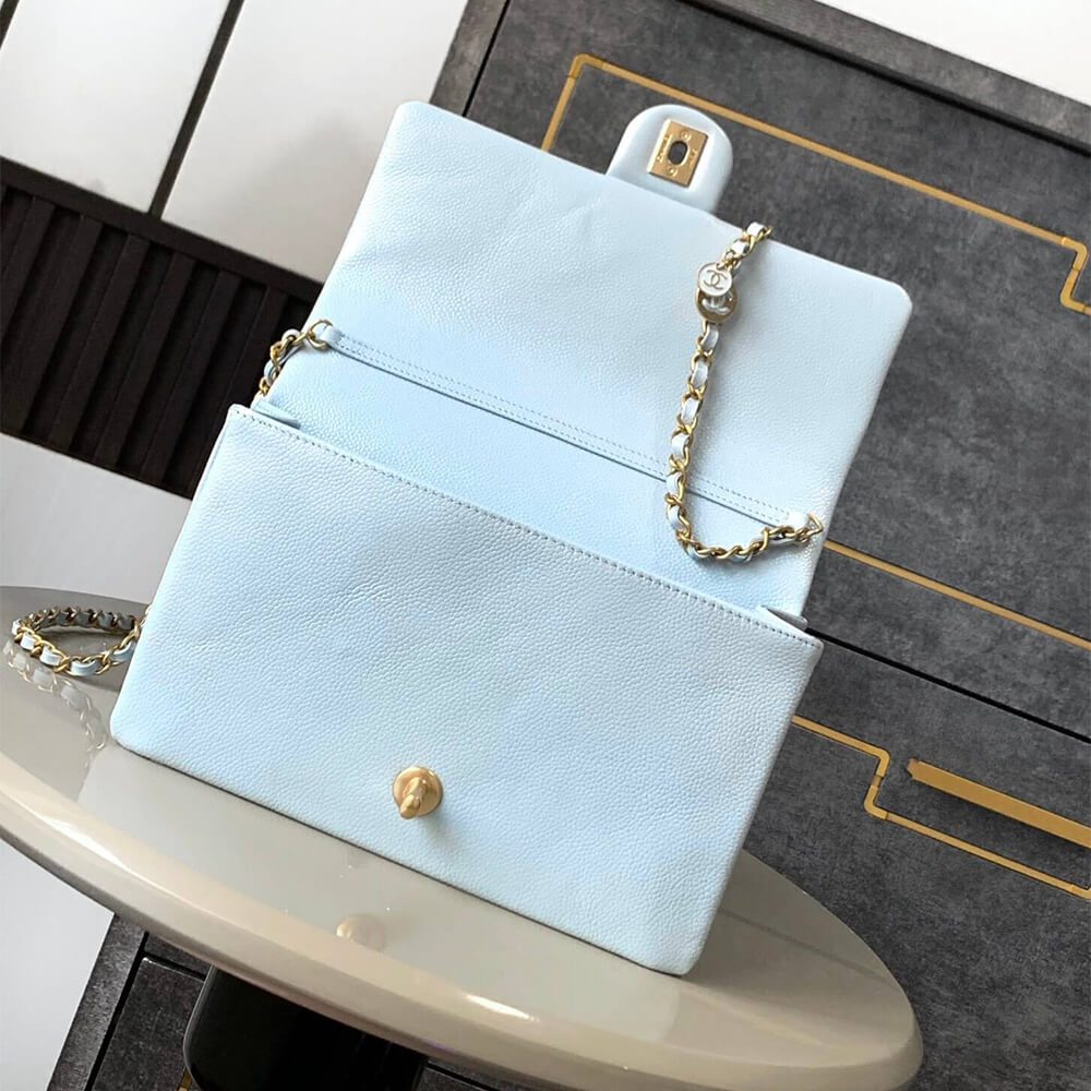 Light Blue CHANEL Small Flap Bag (Best
 grade) - Image 6