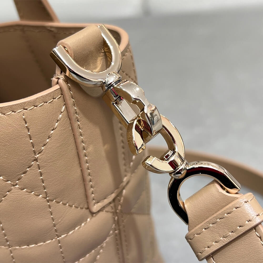 Leather Small Dior Toujours Vertical Tote Bag - Image 6