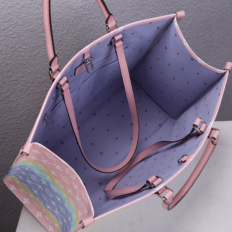 Pastel Pink LV Escale OnTheGo GM Tote Bag - Image 6