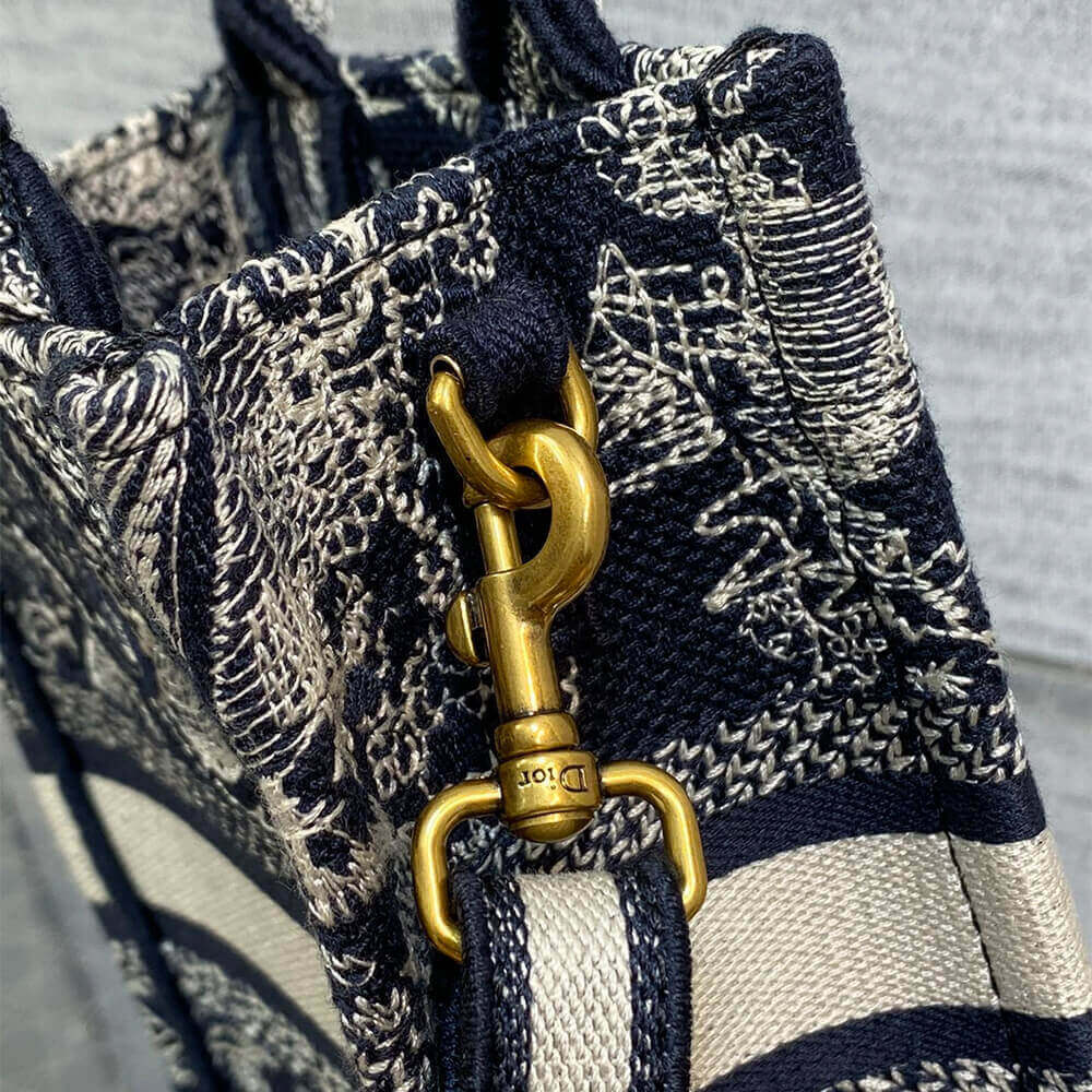 Mini Vertical Dior Book Tote - Image 6