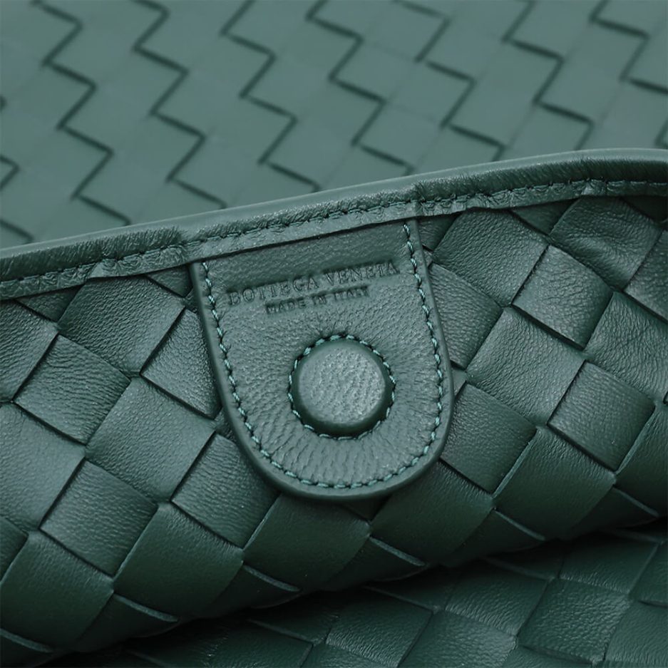 Emerald Green Bottega Veneta Medium Sardine Handbag - Image 6