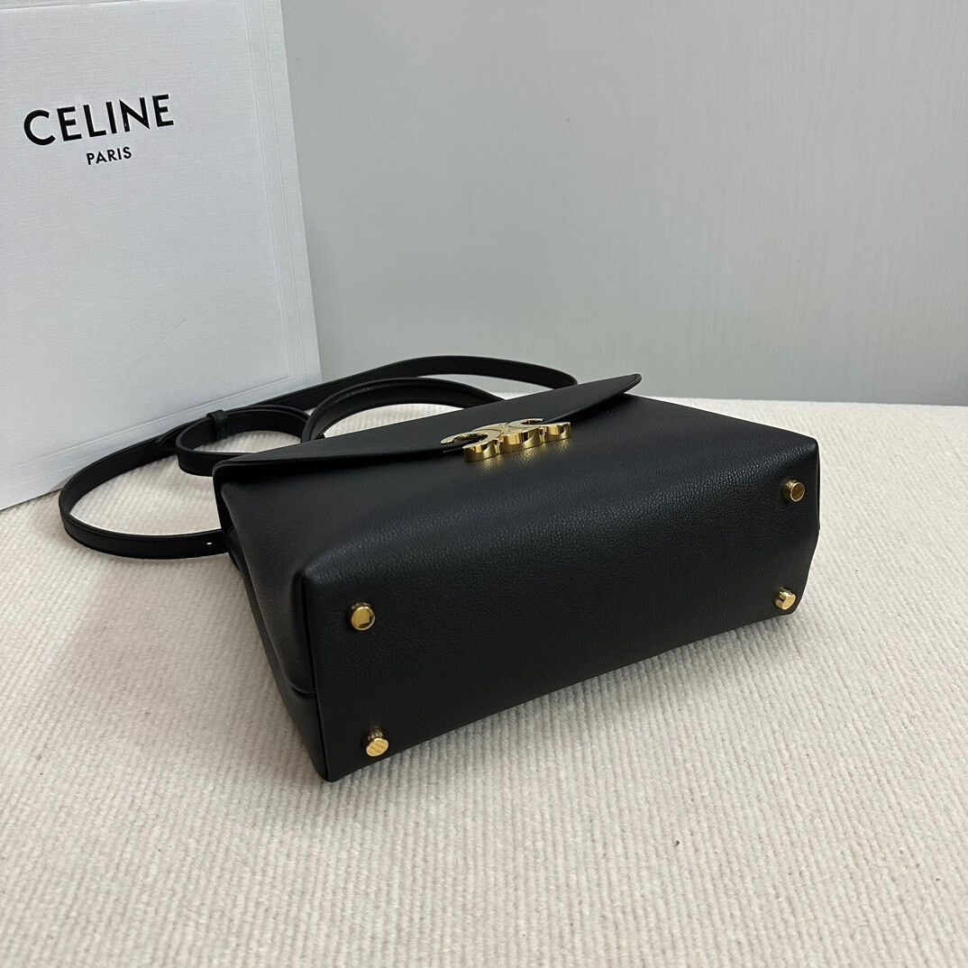 Black CELINE Medium size NINO bag in soft cow leather - Image 6