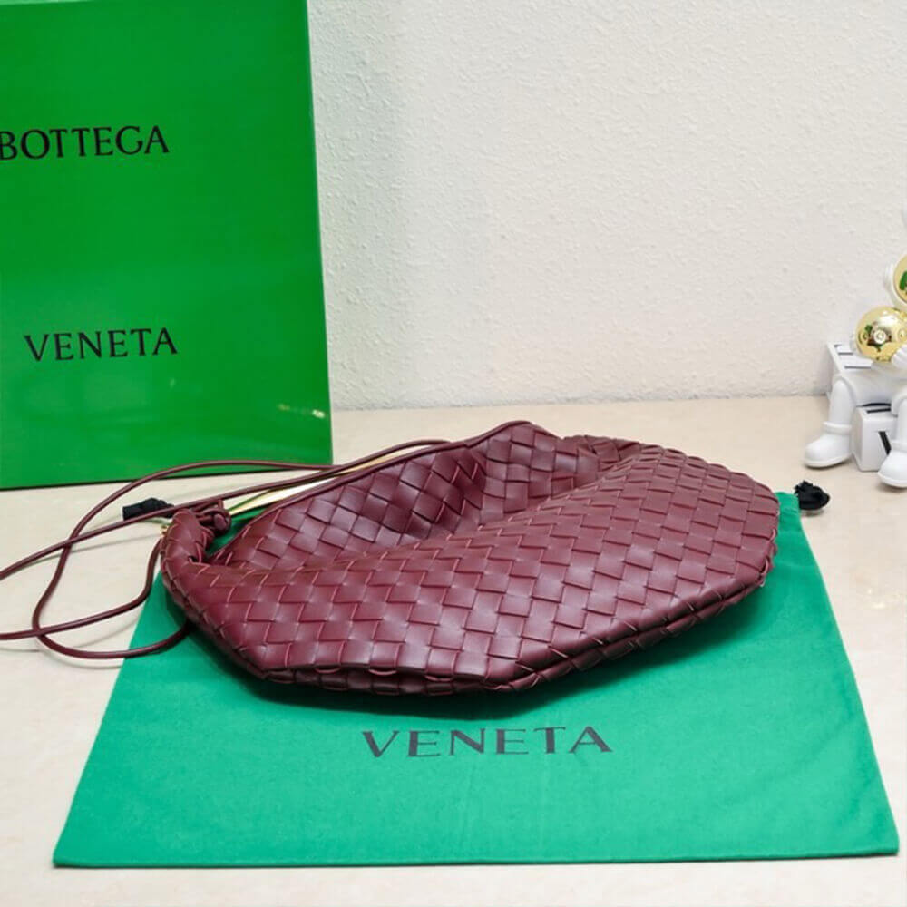 Burgundy Bottega Veneta Medium Sardine Handbag - Image 6