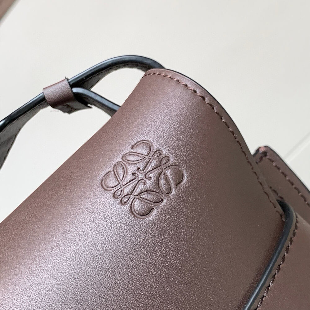 Loewe Small Gate bag in soft calfskin and jacquard - Image 6