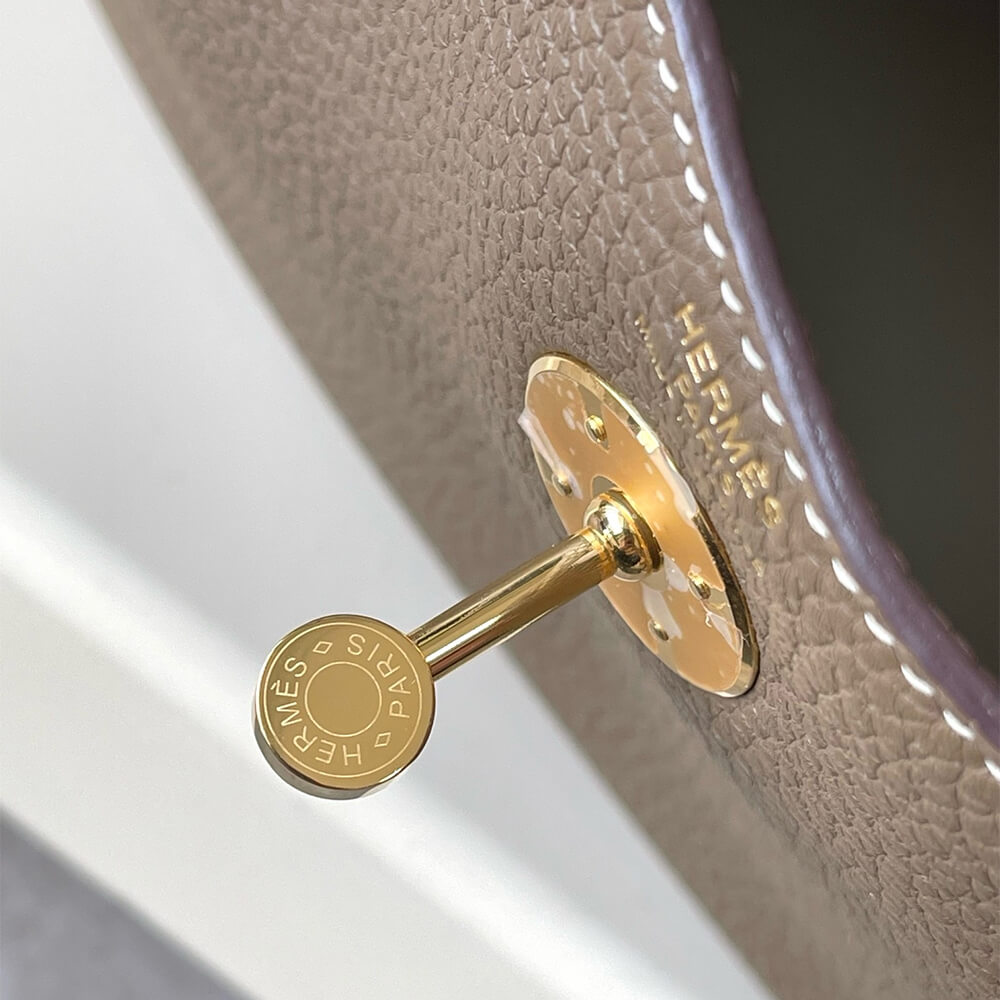 Elephant Gray Hermes Lindy 26 - Image 6