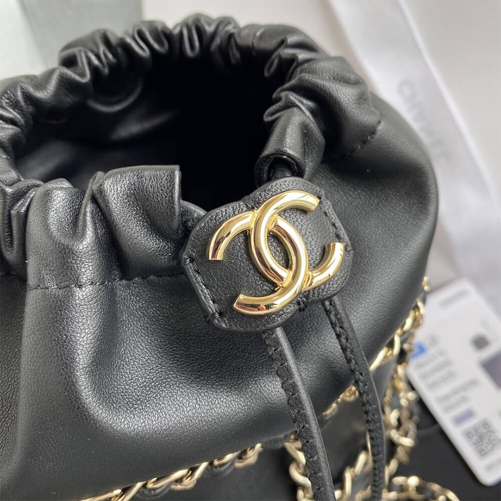 CHANEL Small Drawstring Bag - Image 6