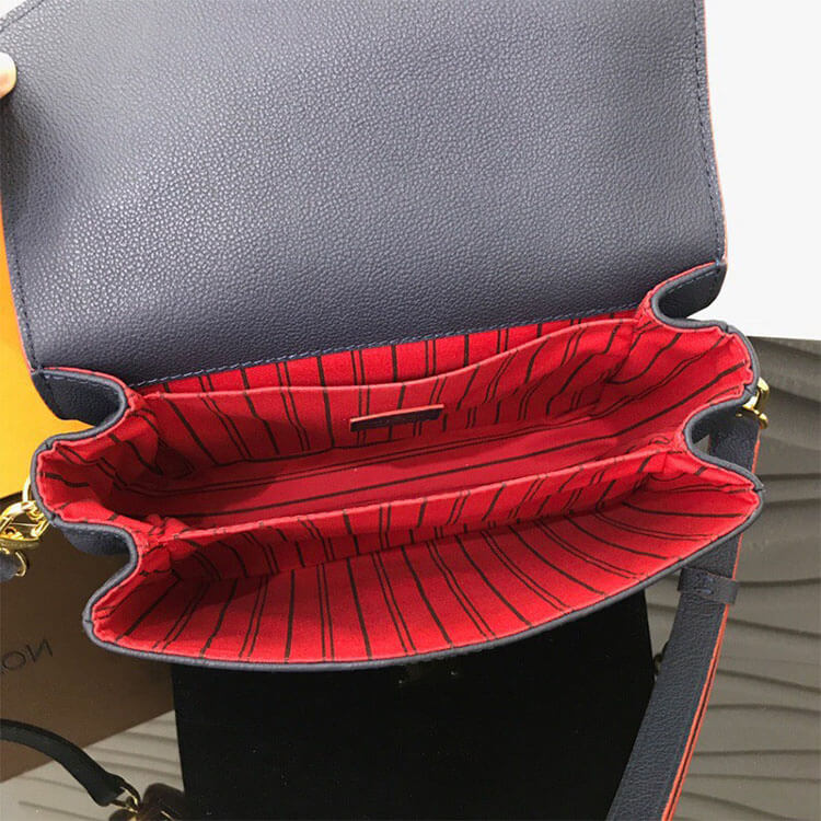 Red LV Pochette Metis Handbag - Image 6