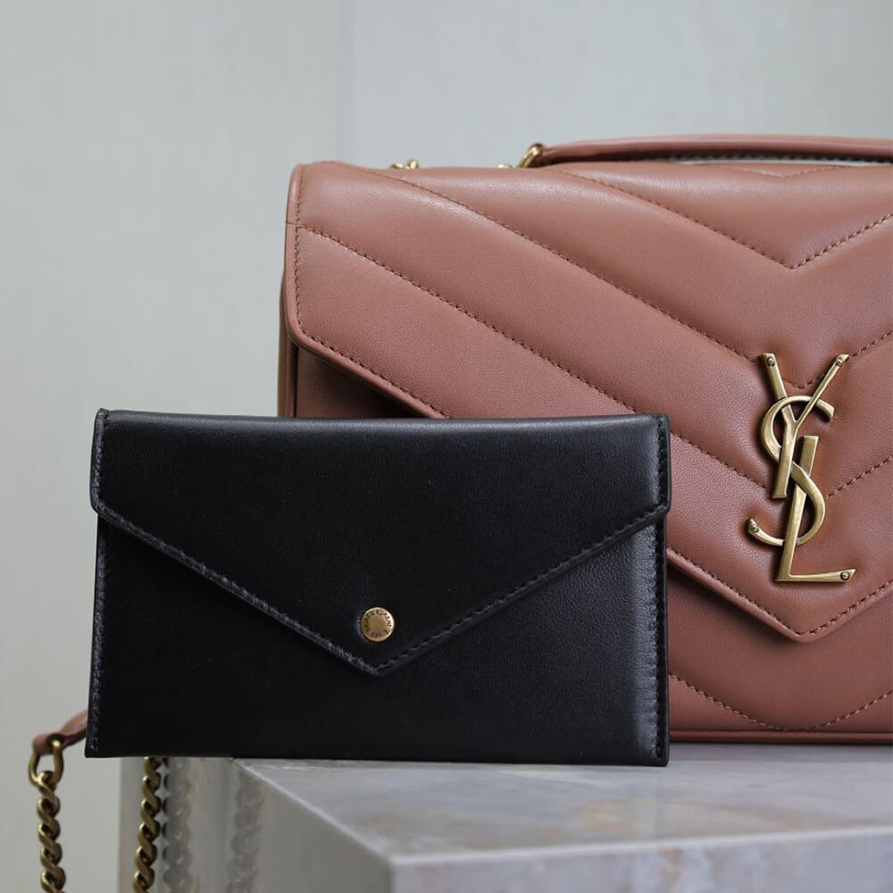 Hortensia YSL LOULOU medium in MATELASSE lambskin - Image 6