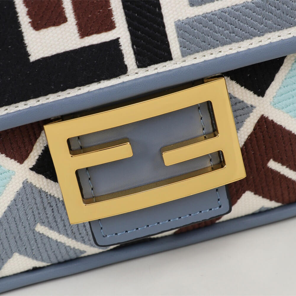 Canvas FF embroidery Fendi Baguette (Best
 grade) - Image 6