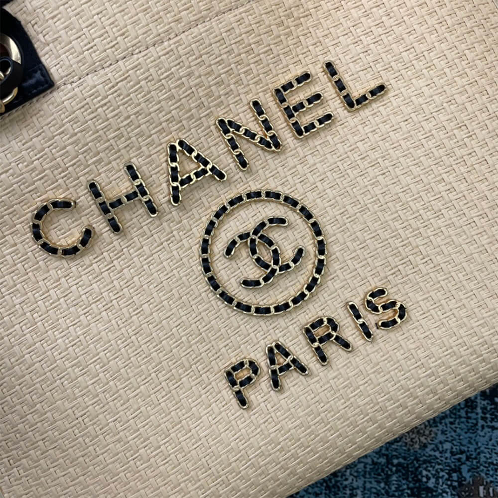 CHANEL Deauville Large Tote - Image 6