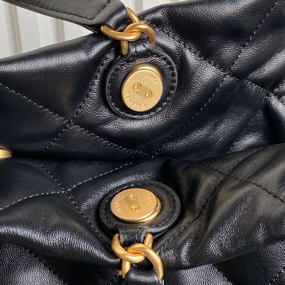 Black Chanel Shopping Bag (Best
 grade) - Image 6