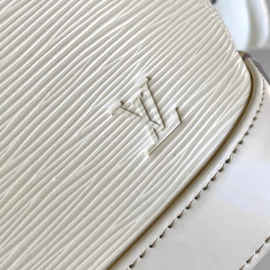 Quartz White LV Alma BB Bag - Image 6