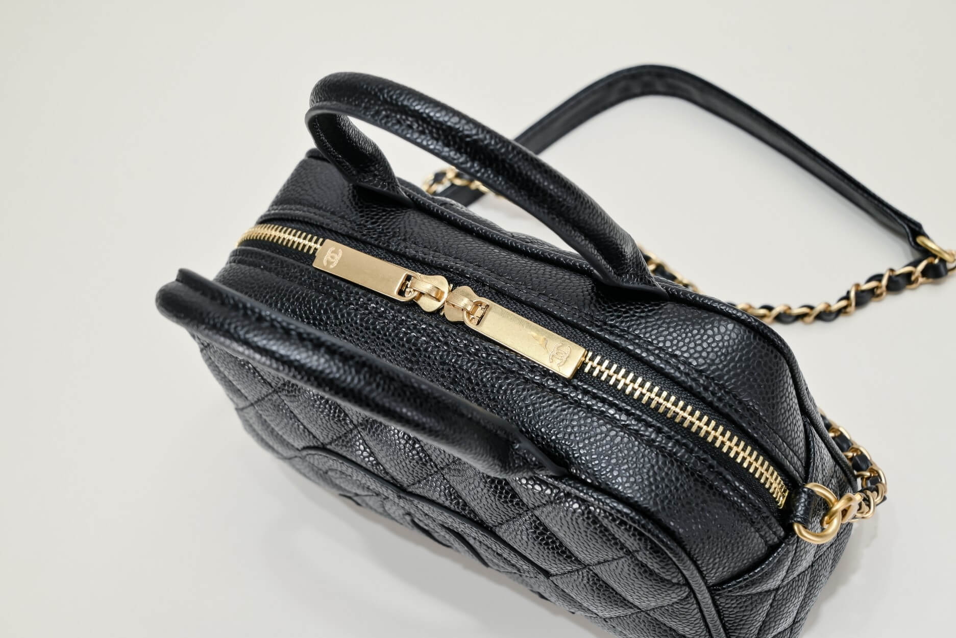 CHANEL Small Vintage Boston Bag - Image 6
