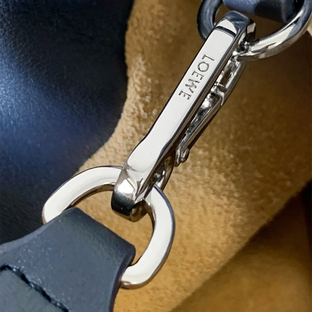 Blue LOEWE Medium Flamenco clutch in nappa calfskin (Best
 GRADE) - Image 6