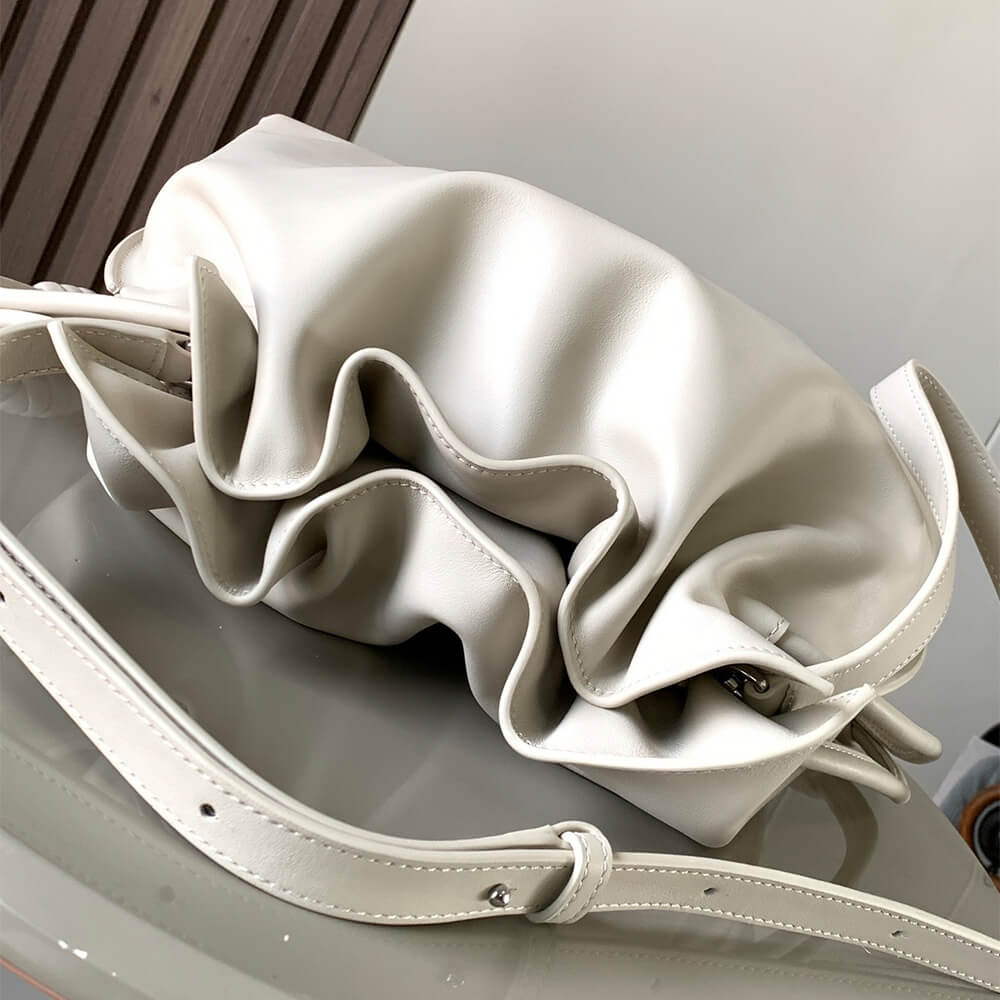 Sea Salt LOEWE Medium Flamenco clutch in nappa calfskin (Best
GRADE) - Image 6