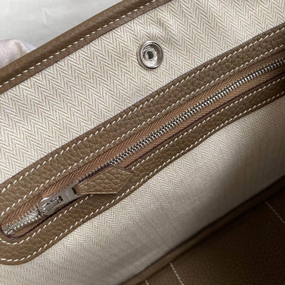 Etoupe Hermes Garden Party 30 Bag - Image 6