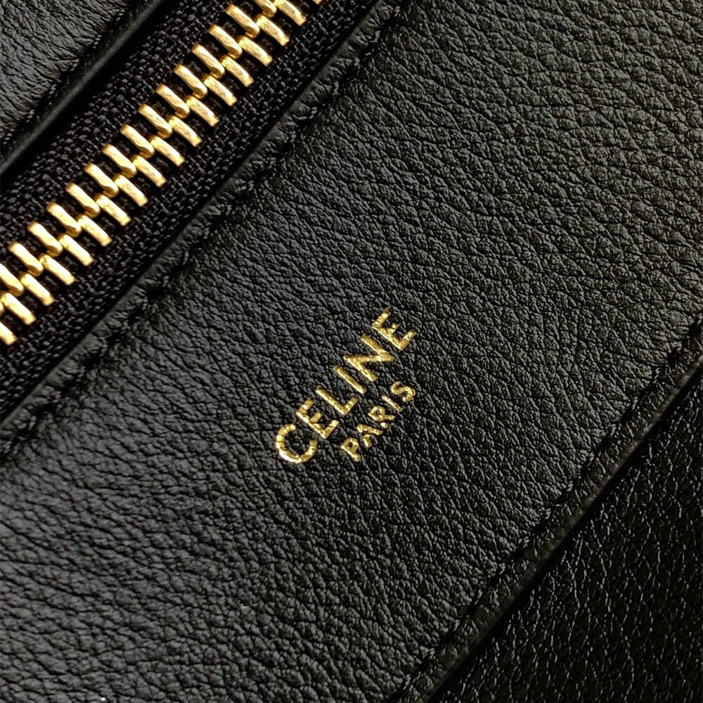 Black CELINE Large Romy bag in soft calfskin - Image 6