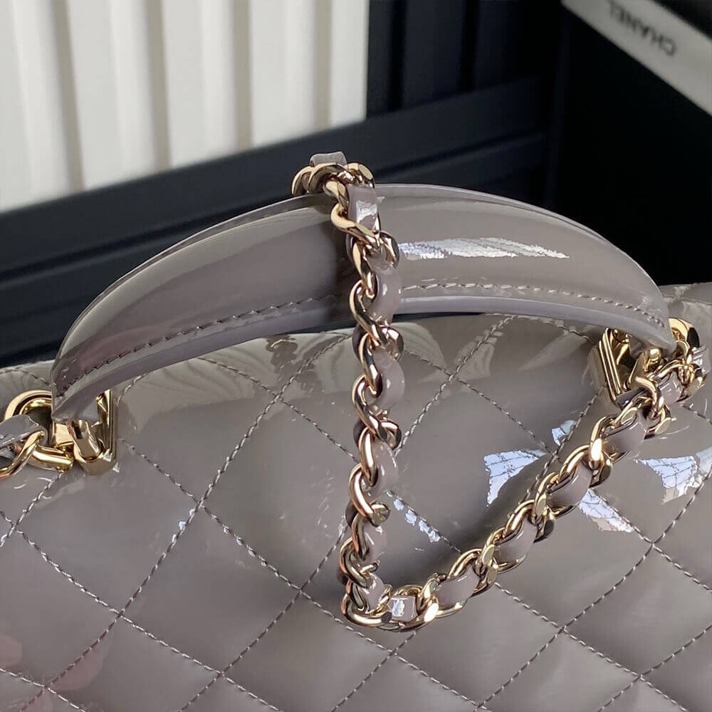 CHANEL Mini Classic Handbag With Top Handle - Image 6
