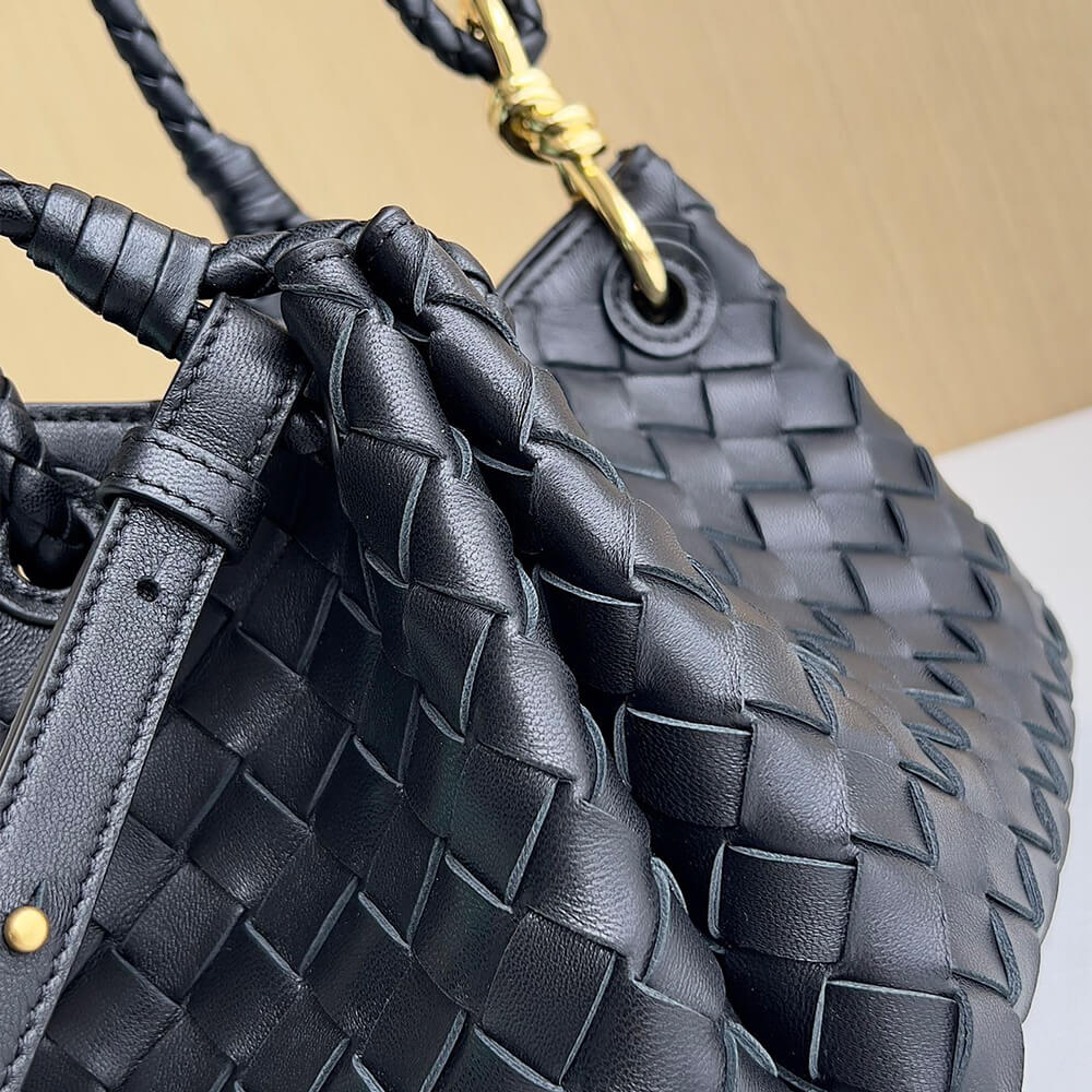 Black Bottega Veneta Small Parachute - Image 6