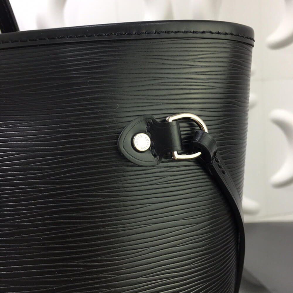 Black Louis Vuitton NEVERFULL MM - Image 6