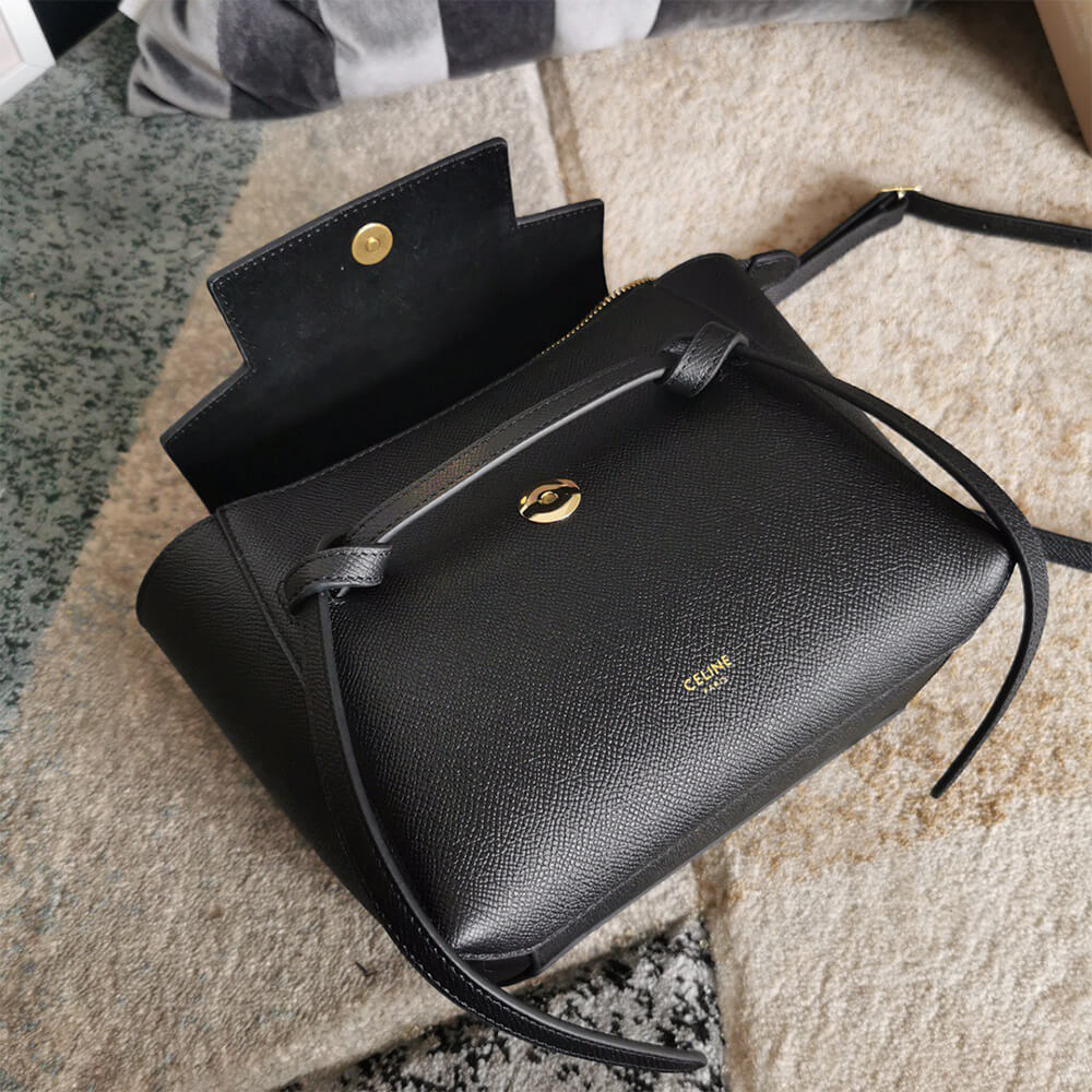 Black CELINE NANO BELT BAG - Image 6