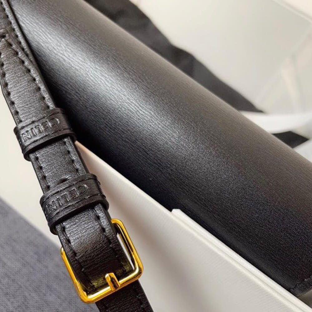 Black CELINE TRIOMPHE SHOULDER BAG - Image 6