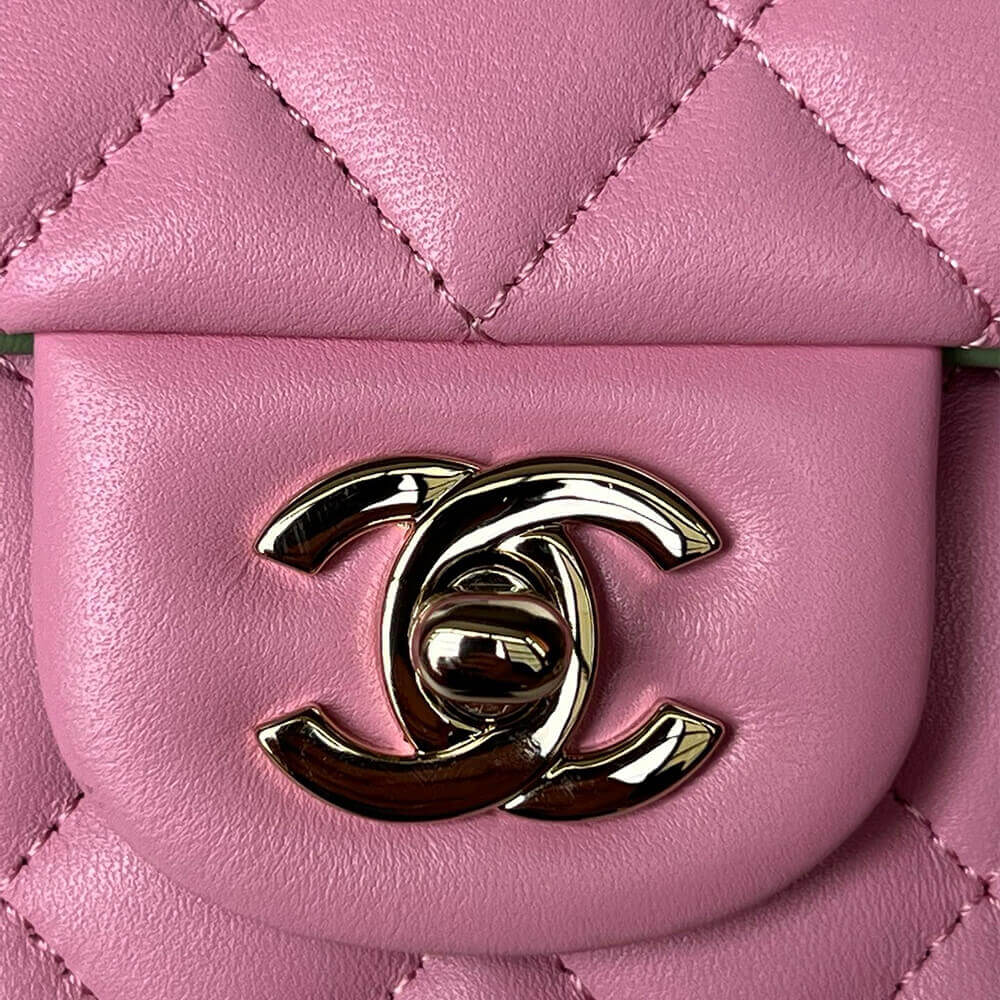 CHANEL Mini Classic Handbag With Top Handle - Image 6