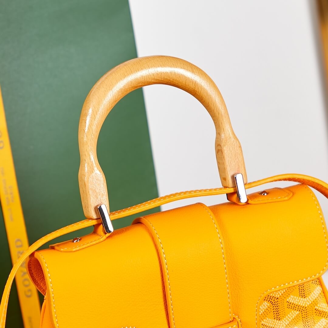 Yellow Goyard Saigon Souple Mini Bag - Image 6