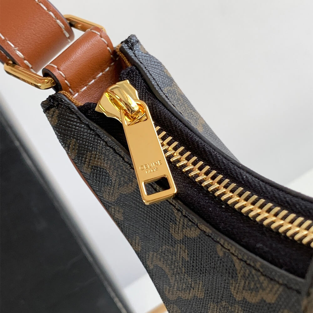 CELINE AVA TRIOMPHE medium bag with logo print - Image 6