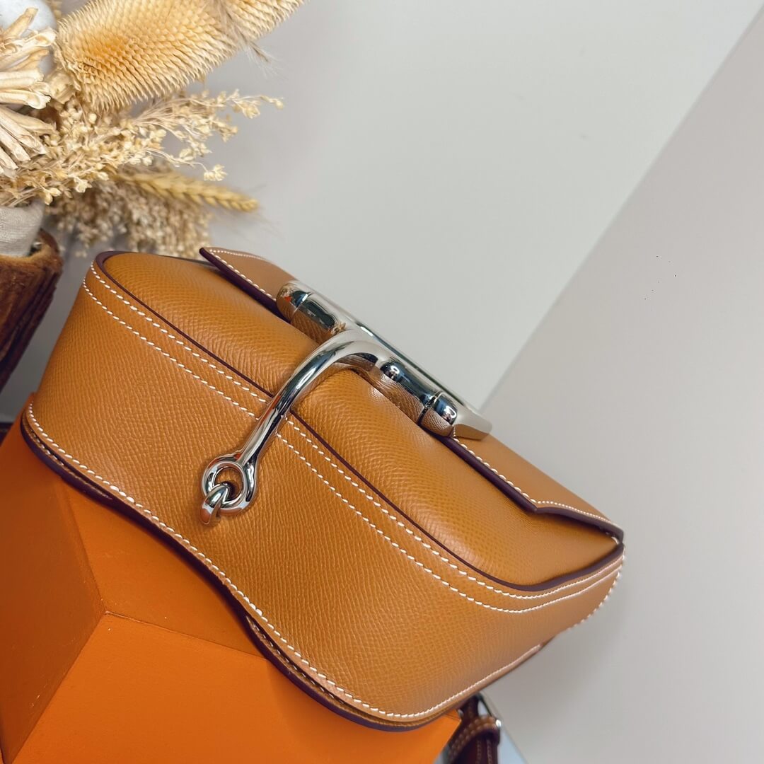Gold Hermes Della Cavalleria mini bag II (Best
 Grade) - Image 6